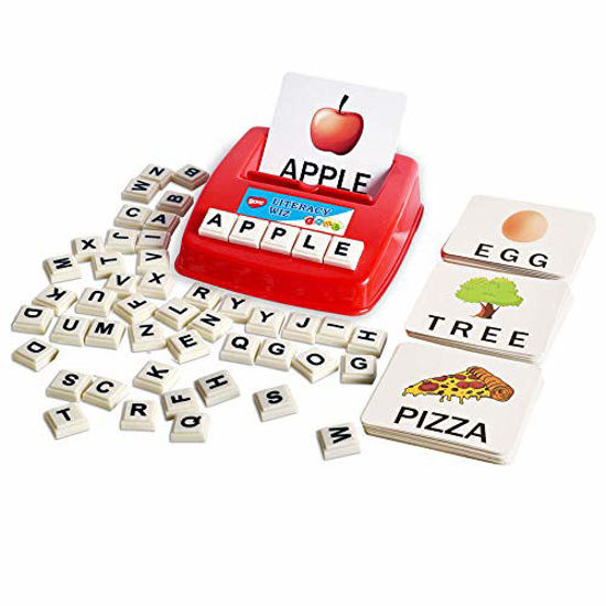 Picture of BOHS Literacy Wiz Fun Game - Upper Case Sight Words - 60 Flash Cards - Preschool Language Learning Educational Toys