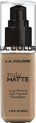 Picture of L.A. COLORS Truly Matte Foundation, Cool Beige, 1.35 Fl. Oz.