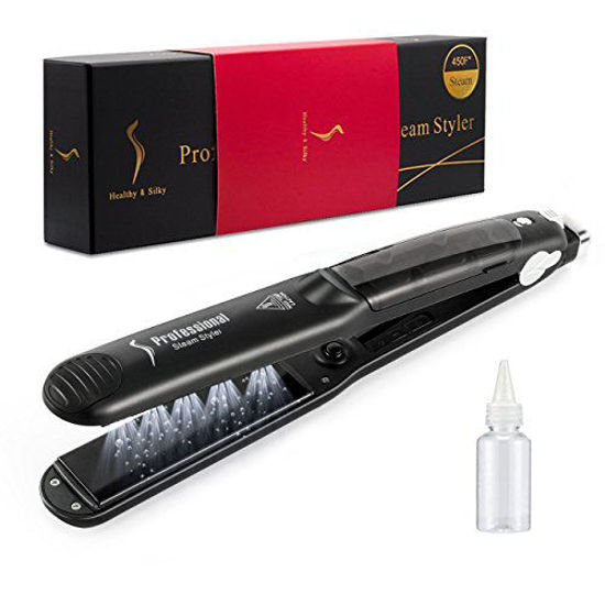 Professional salon shop steam hair straightener