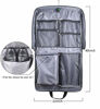 Picture of Foldable Carry On Garment Bag Fit 3 Suits, 44-inch Suit Bag for Travel and Business Trips with Shoulder Strap