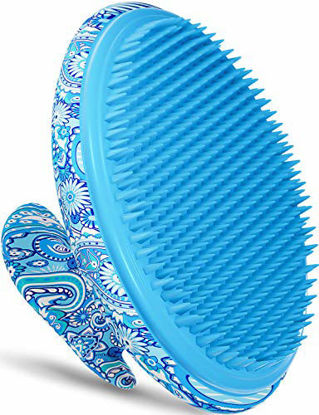 Picture of Exfoliating Brush, Ingrown Hair and Razor Bumps Treatment for Women, Keratosis Pilaris KP Body Exfoliator Brush for Bikini, Legs, Arms - Anti-Slip Solution by Dylonic