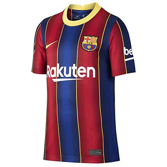 GetUSCart- Nike 2020-2021 Barcelona Home Football Soccer T-Shirt Jersey ...