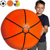 Picture of Large Beach Ball for Kids: Giant Beach Ball for Kids Easy to Blow Up Basketball Beachball Giant Inflatable Ball Fun Pool Toys, Sand Toys, Beach Toys for Boys & Girls Summer Beach Games & Outdoor Games