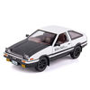 Picture of BDTCTK 1/20 Toyota AE86 Initial D Model Car Big Toy Car, Zinc Alloy Pull Back Toy Car with Sound and Light for Kids Boy Girl Gift (Black)