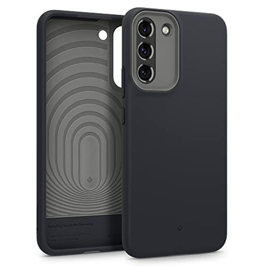 Picture of Caseology Nano Pop Silicone Case Compatible with Samsung Galaxy S22 Case 5G (2022) - Black Sesame