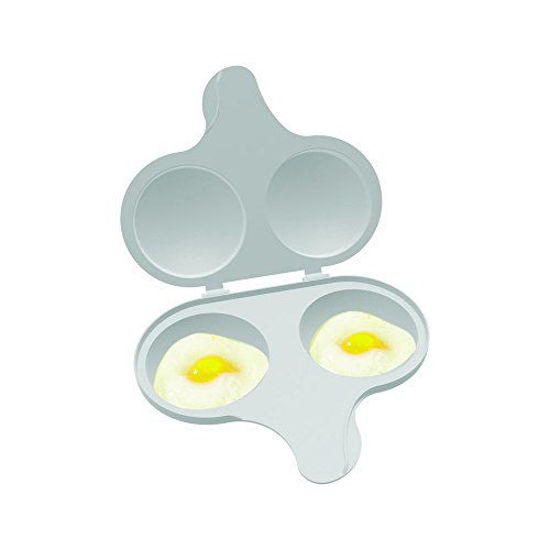 Picture of Nordic Ware Egg Poacher Microwave, 2 Cavity, White