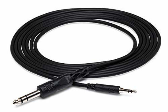 Picture of Hosa CMS-110 3.5 mm TRS to 1/4" TRS Stereo Interconnect Cable, 10 Feet