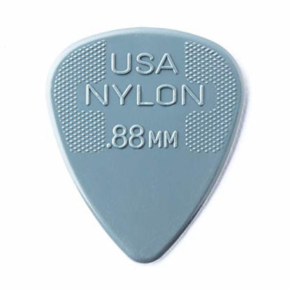 Picture of Dunlop 44P88 .88mm Nylon Standard Guitar Picks, 12-Pack