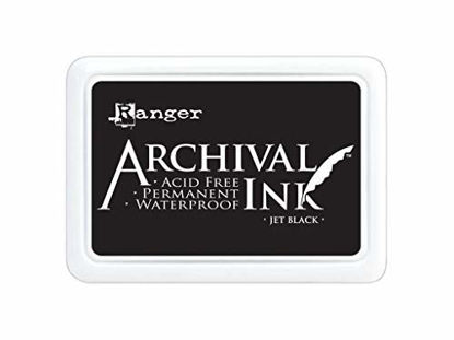 Picture of Ranger Archival Jumbo Inkpad #3, Jet Black