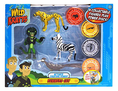 Picture of Wild Kratts 4-Pack Action Figure Set - Activate Creature Power - Runners