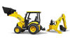 Picture of Bruder Toys - Construction Realistic JCB MIDI CX Backhoe Loader with Changeable Front Loader and Backhoe Loader Scoop - Ages 3+