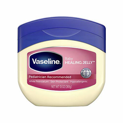 Picture of Vaseline 100% Pure Petroleum Jelly, Baby 13 oz (Pack of 3)