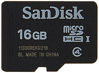 Picture of Sandisk SDSDQM-016G - B35A 16GB MicroSDHC Memory Card, Class 4 (RETAIL PACKAGE),Black