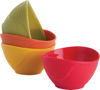 Picture of Trudeau Silicone, Set of 4 Pinch Bowls, 3-1/2 by 3-1/2, Multicolor