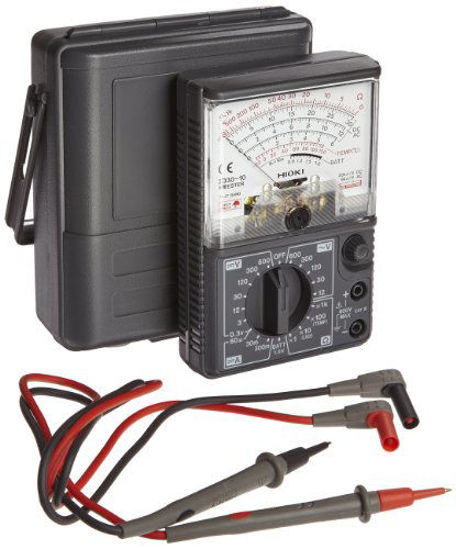 Picture of Hioki 3030-10 HiTester Manual-Ranging, Average-Sensing Analog Multimeter, 600V, 3 Kilohms, 300 Milliamp