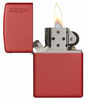 Picture of Zippo Classic Red Matte with Zippo Logo Pocket Lighter