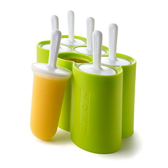 Picture of Zoku Classic Pop Molds, 6 Easy-release Popsicle Molds With Sticks and Drip-guards, BPA-free