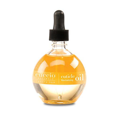 Picture of Cuccio Naturale Milk and Honey Cuticle Revitalizing Oil - Moisturizes and Strengthens Nails and Cuticles - Soothing and Nourishing - Paraben and Cruelty Free with Natural Ingredients - 2.5 oz