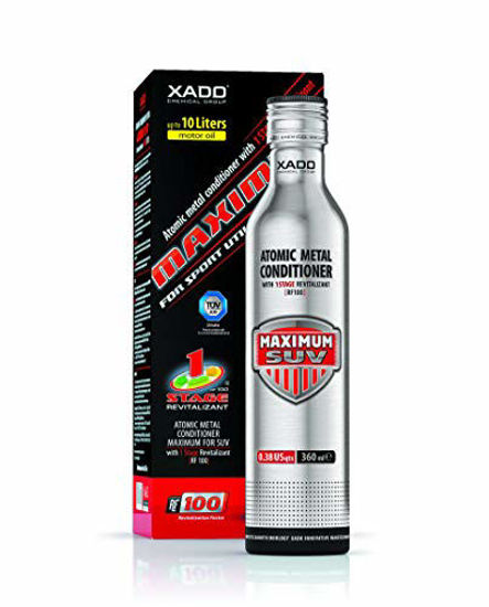 Picture of XADO Engine Oil additive - Protection for Engines - additive for wear Protection & rebuilding of Worn Metal Surfaces - Metal Conditioner w. Revitalizant 1Stage Maximum SUV (up to 10qt of Oil Capacity)