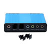 Picture of Optimal Shop USB 2.0 External Sound Card 6 Channel 5.1 Surround Adapter Audio S/PDIF for PC -Blue