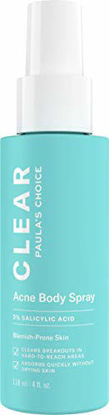 Picture of Paula's Choice CLEAR Back and Body Acne Spray, 2% Salicylic Acid Treatment for Blackheads & Blemishes, 4 Ounce