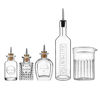 Picture of Luigi Bormioli Mixology 5-Piece Barware Set, 0, Clear