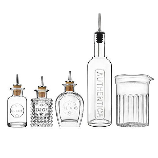 Picture of Luigi Bormioli Mixology 5-Piece Barware Set, 0, Clear