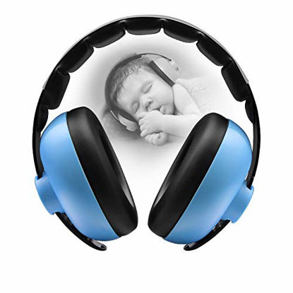 Picture of BBTKCARE Baby Ear Protection Noise Cancelling HeadPhones for Babies for 3 Months to 2 Years (Blue)