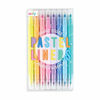 Picture of Ooly Pastel Liners Double Ended Markers - Set of 8