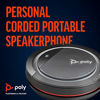 Picture of Poly - Calisto 3200 Wired Speakerphone (Plantronics) - Personal Portable Speakerphone for Conference Calls- USB-A Compatible - Connect to your PC/Mac - Works with Teams, Zoom & more