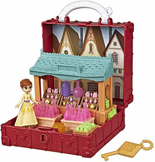 Picture of Disney Frozen Pop Adventures Village Set Pop-Up Playset with Handle, Including Anna Small Doll Inspired by The Frozen 2 Movie - Toy for Kids Ages 3 & Up