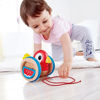 Picture of Hape Baby Bird Pull-Along | Wooden Wobbling & Flapping Pull Toddler Toy, Bright Colors Multicolor, L: 5.2, W: 5, H: 4.8 inch