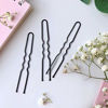 Picture of U Shaped Hair Pins, IKOCO 80pcs of Bun Hair Pins for Women Girls with Storage Box (2.4 Inch)