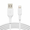 Picture of Belkin Lightning Cable (Boost Charge Lightning to USB Cable for iPhone, iPad, AirPods) MFi-Certified iPhone Charging Cable (White, 3m), Model Number: CAA001bt3MWH