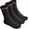 Picture of VWELL Toe Socks Cotton Athletic Running Five Finger Socks 3 Pairs,Size 7-11