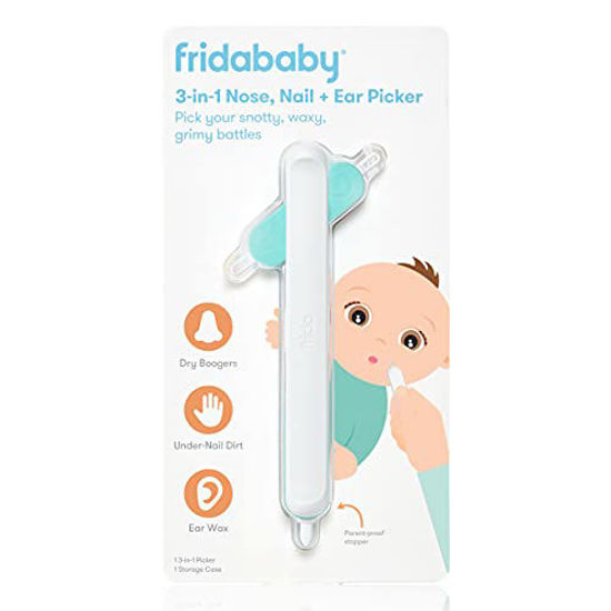 FridaBaby 3-in-1 Nose, Nail + Ear Picker by Frida Baby the Makers of  NoseFrida