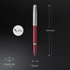 Picture of Parker 51 Fountain Pen | Burgundy Barrel with Chrome Trim | Fine Nib with Black Ink Cartridge | Gift Box