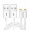 Picture of 2PACK iPhone Charger Cable [Apple MFi Certified] Lightning Cable Compatible iPhone 12,11,Xs, XR,X,8,7,6,6 Plus, SE, 5s,5c,5,iPad Mini/Air/Pro (3.3FT/1M)