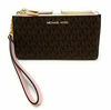 Picture of Michael Kors Jet Set Travel Double Zip Wristlet (brown softpink)