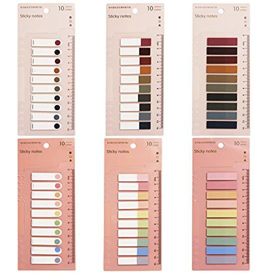 Sticky Tabs 60 Colors Morandi Color Sticky Index Tabs Sticky Notes