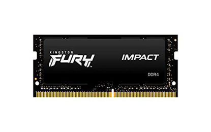 Picture of Kingston FURY Impact 32GB 3200MHz DDR4 CL20 Laptop Memory Single Stick KF432S20IB/32, Black