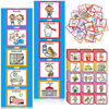 Picture of 35 Pieces Visual Schedule Cards for Kids Routine Cards Home Chore Chart Routine Cards Autism Learning Materials with 35 Pieces Hook and Loop Dots for Kids, Classroom School(Blue)