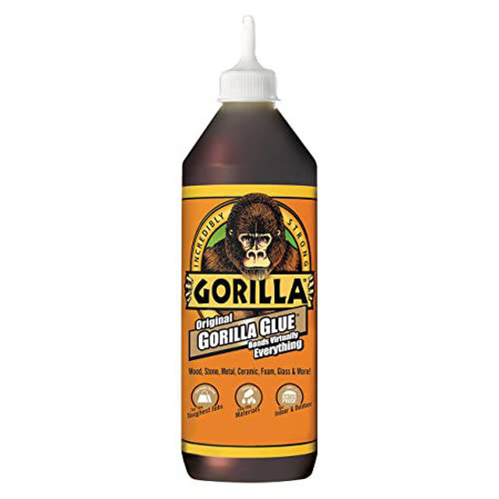 Picture of Gorilla Original Gorilla Glue, Waterproof Polyurethane Glue, 36 Ounce Bottle, Brown, (Pack of 1)