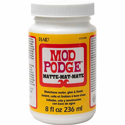 Picture of Mod Podge CS11301 Waterbase Sealer, Glue and Finish, 8 Oz, Matte