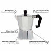 Picture of Primula Stovetop Espresso and Coffee Maker, Moka Pot for Classic Italian and Cuban Café Brewing, Cafetera, Three Cup