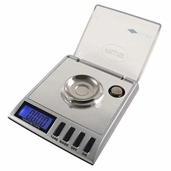 Picture of GEMINI-20 Portable Precision Digital Milligram Scale 20g x 0.001g (Silver), GEMINI-20