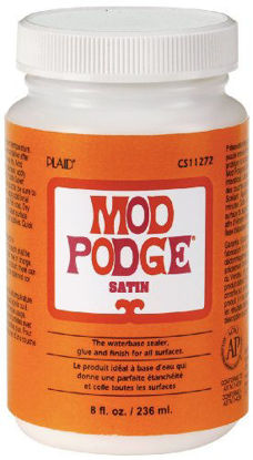 Picture of Mod Podge CS11272 8 fl. oz. Decoupage Satin Glue, 8 ounce, Multicolor