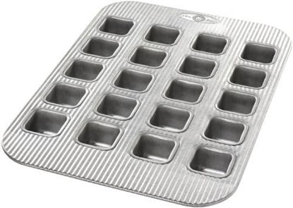 Picture of USA Pan Bakeware Aluminized Steel Brownie Bite Pan, 20 Well
