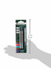 Picture of Monteverde Capless Gel Ballpoint Refill to Fit Parker Ballpoint Pens, Fine Point, Black, 2 per Pack (P422BK)