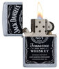 Picture of Zippo Jack Daniel's Tennessee Whiskey Label Street Chrome Pocket Lighter, 5 1/2 x 3 1/2 cm